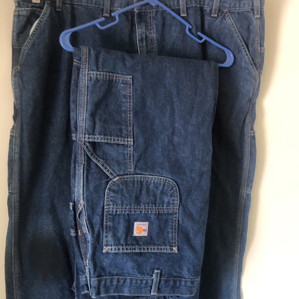 Men’s work Carhartt FR cat2 bundle Blue Denim carpenter work Jeans